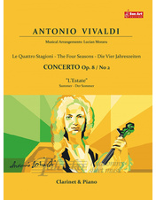 Concerto Op. 8 / No 2 "L'Estate" Clarinet & Piano